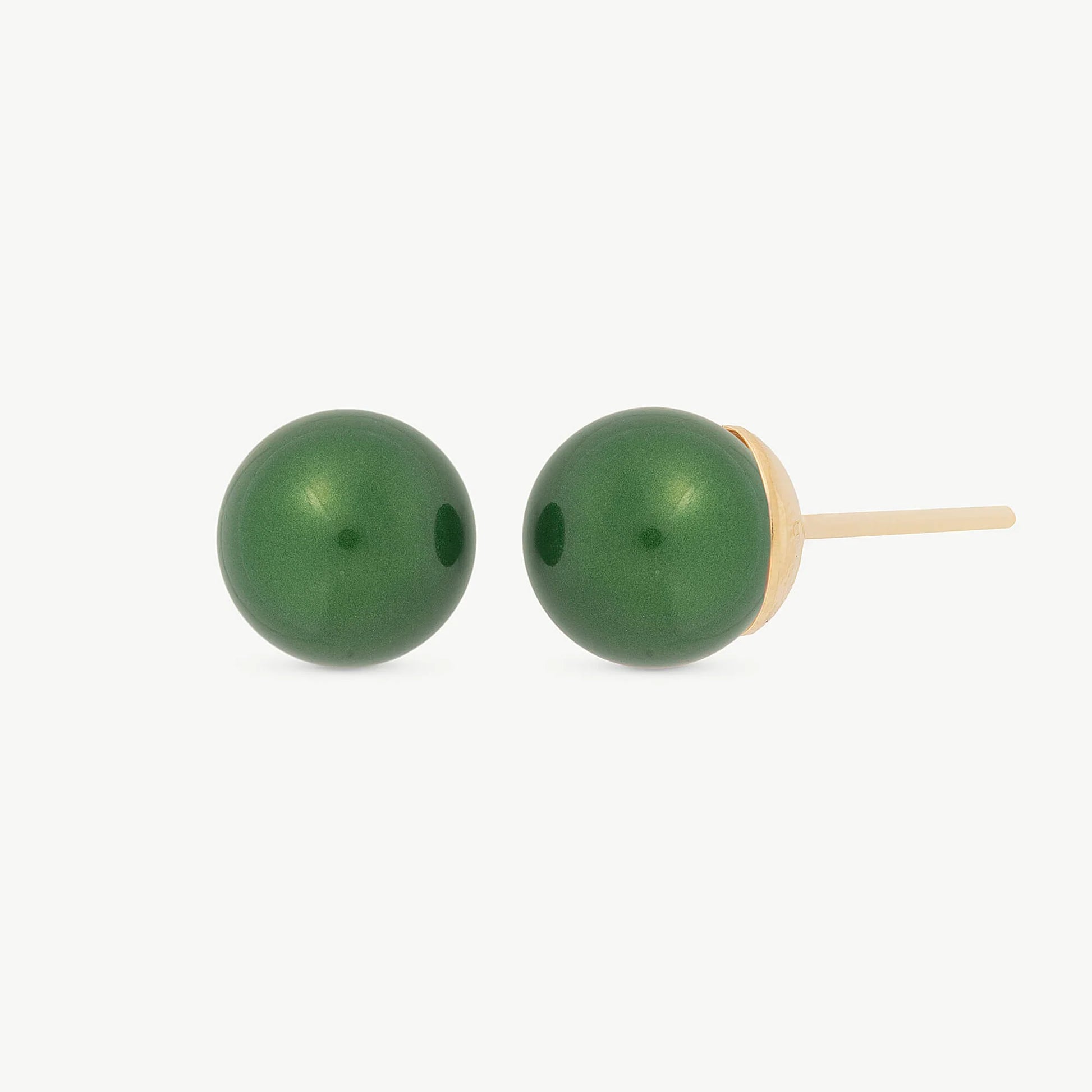Naušnice VERDE LYRA Majorica
