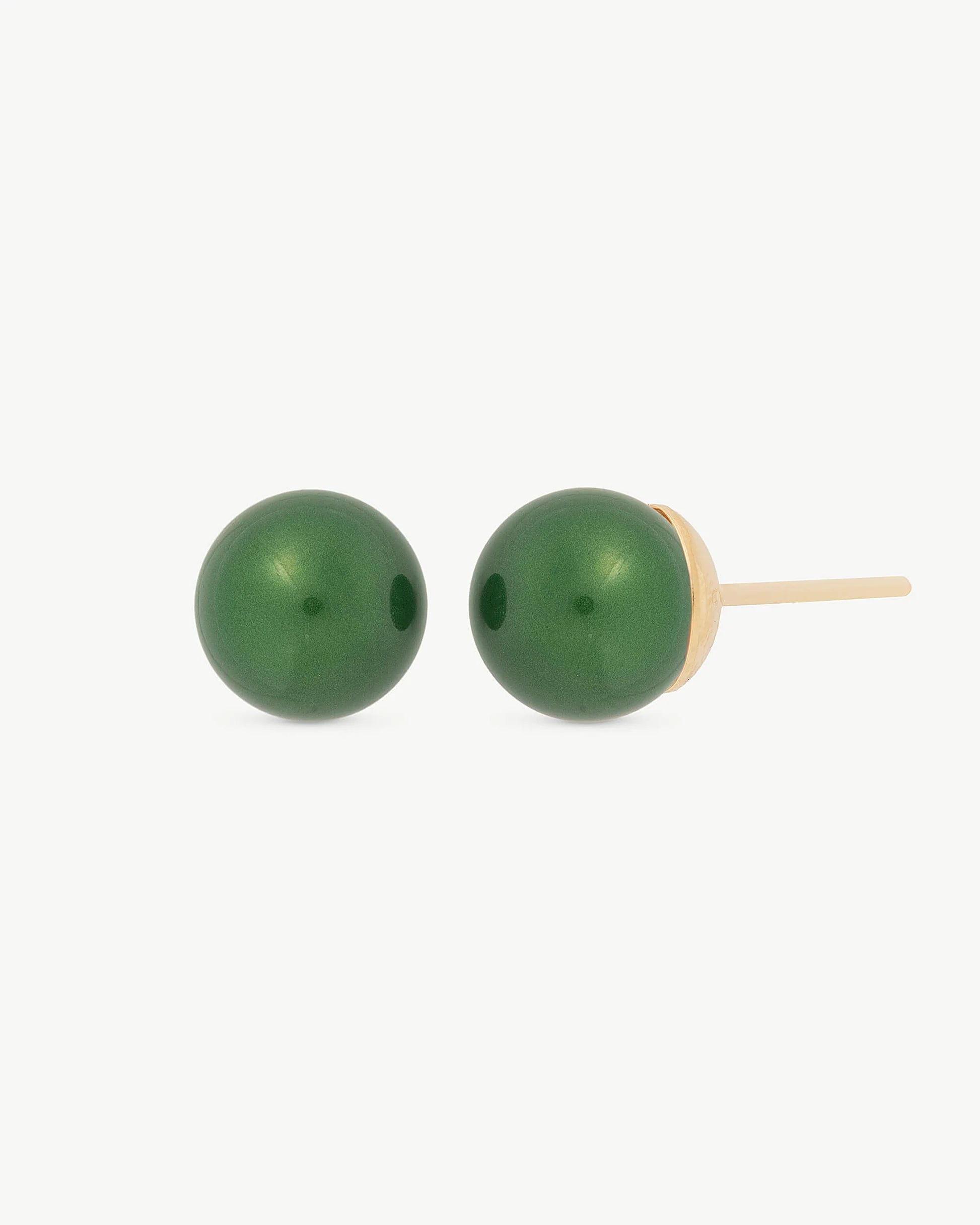 Naušnice VERDE LYRA Majorica
