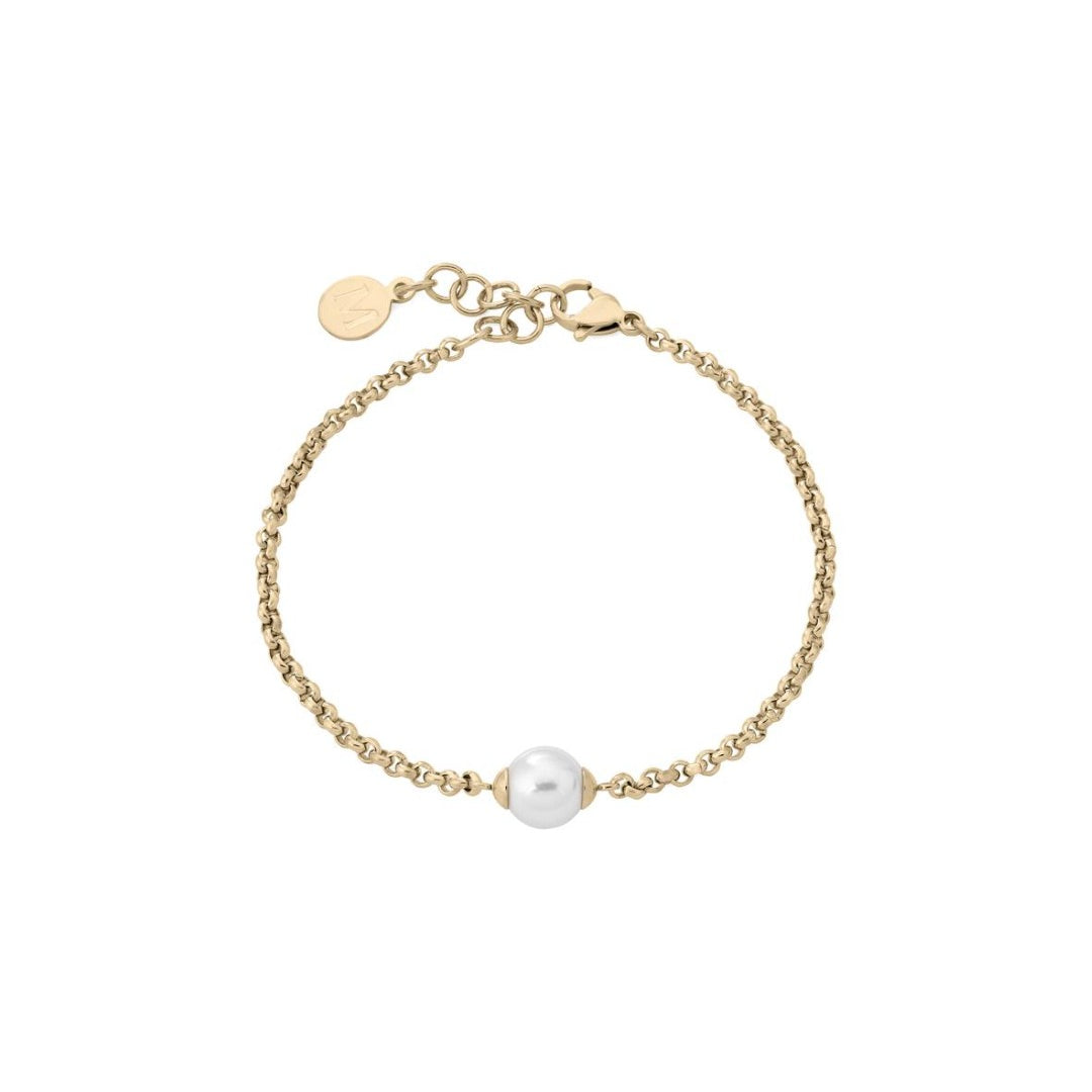 Narukvica NUADA Gold Majorica Stainless Steel