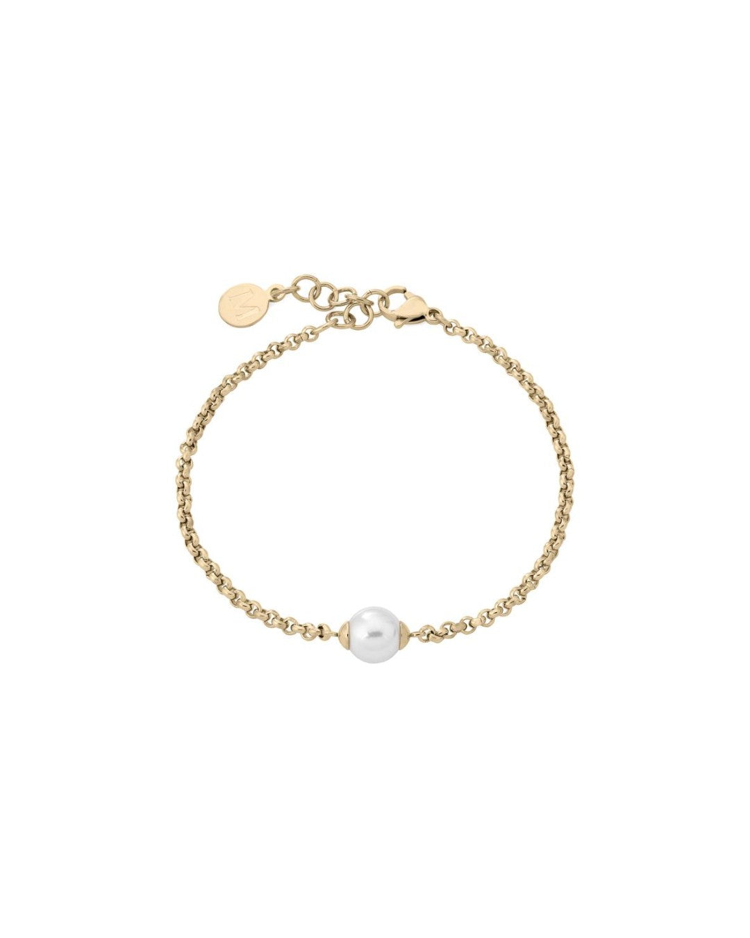 Narukvica NUADA Gold Majorica Stainless Steel