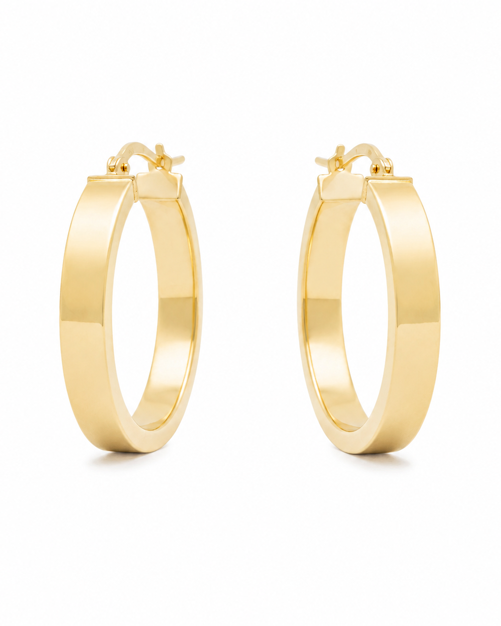 Srebrne naušnice Golden Eclipse