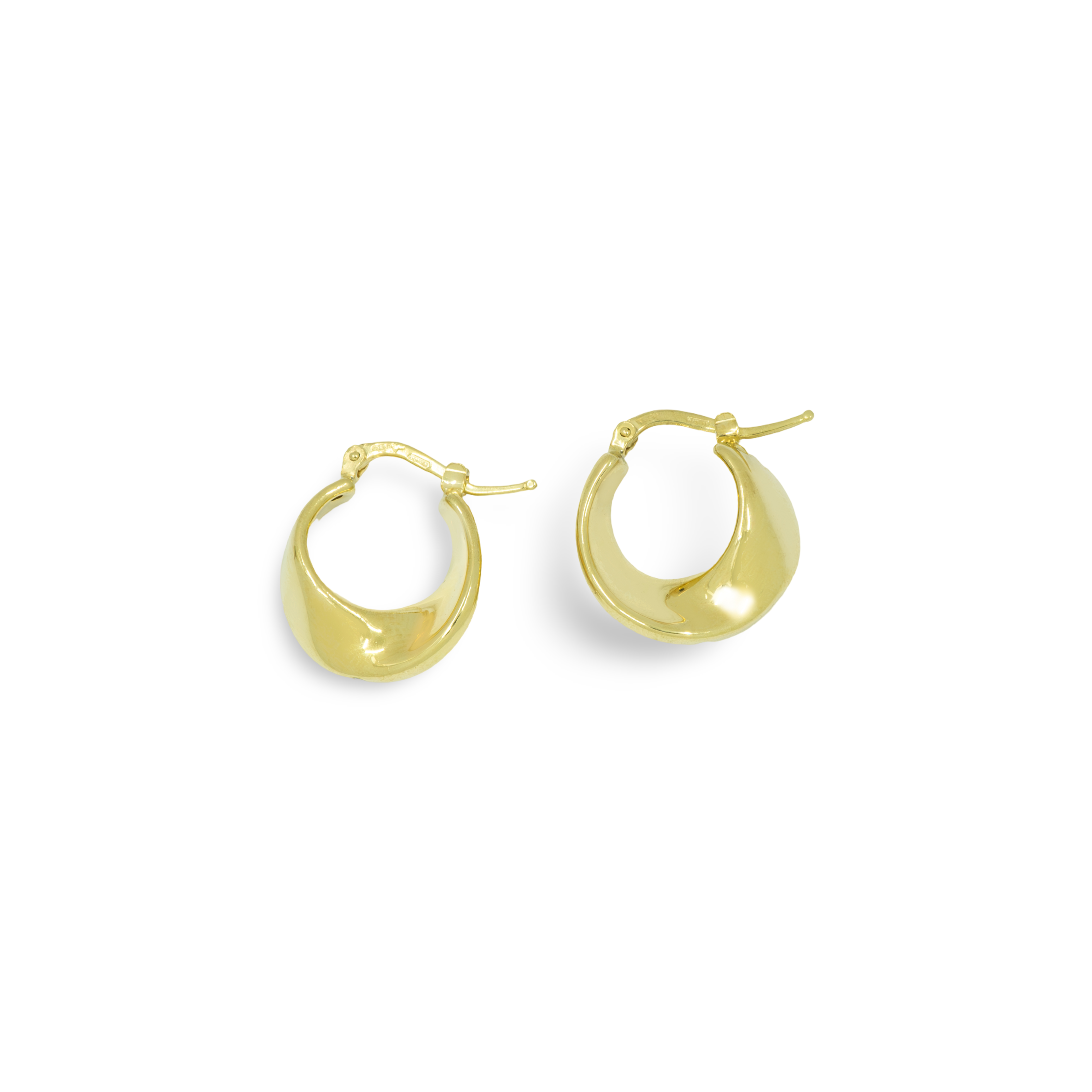 Sleek Gold Hoops