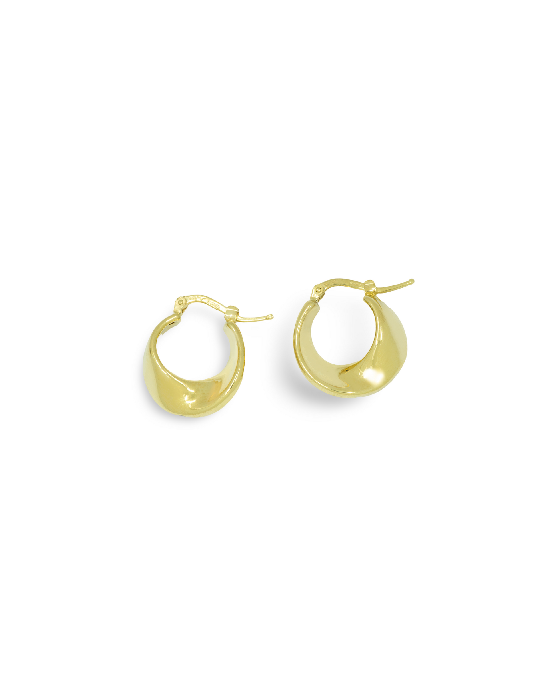 Sleek Gold Hoops