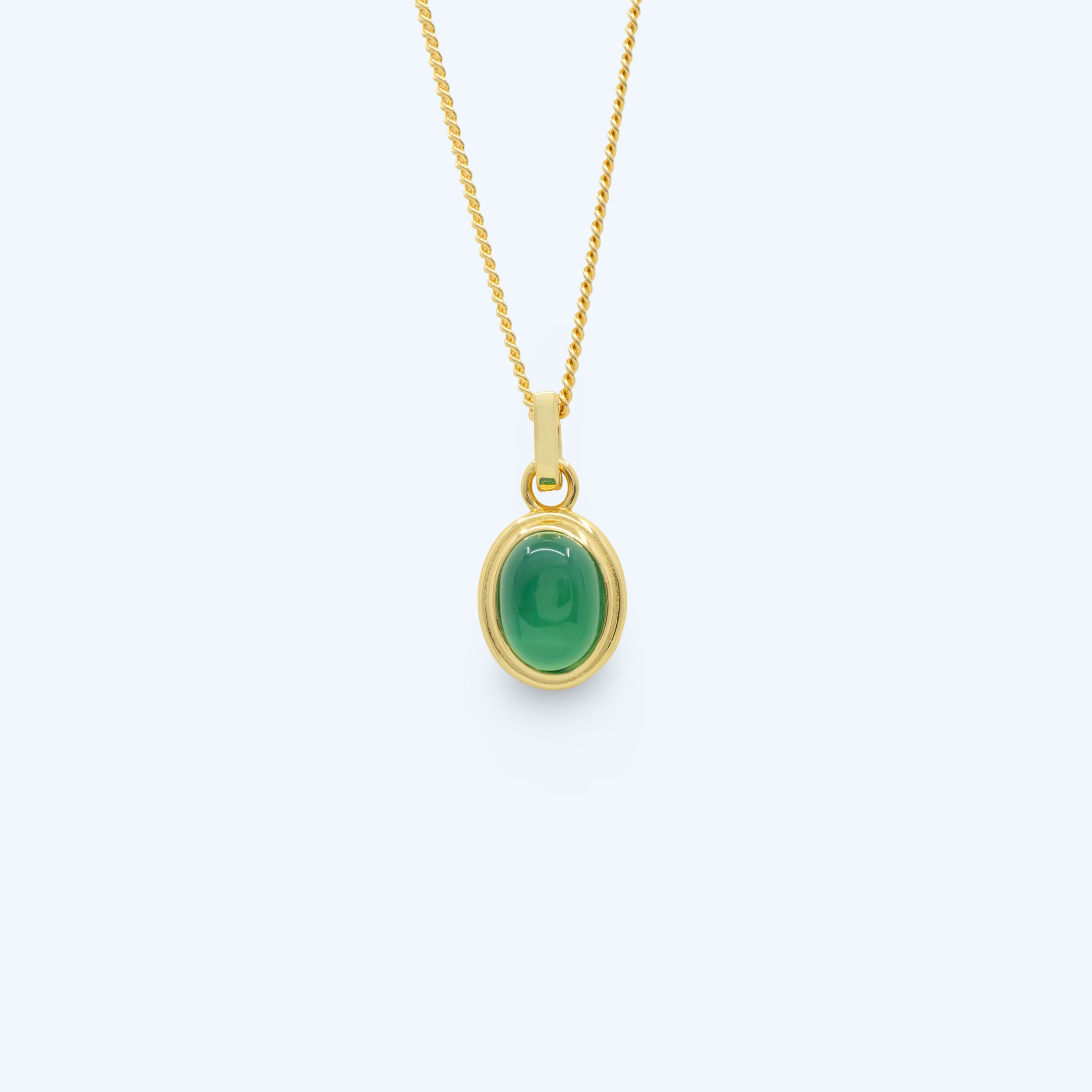 Emerald Pearl Srebrni Lančić