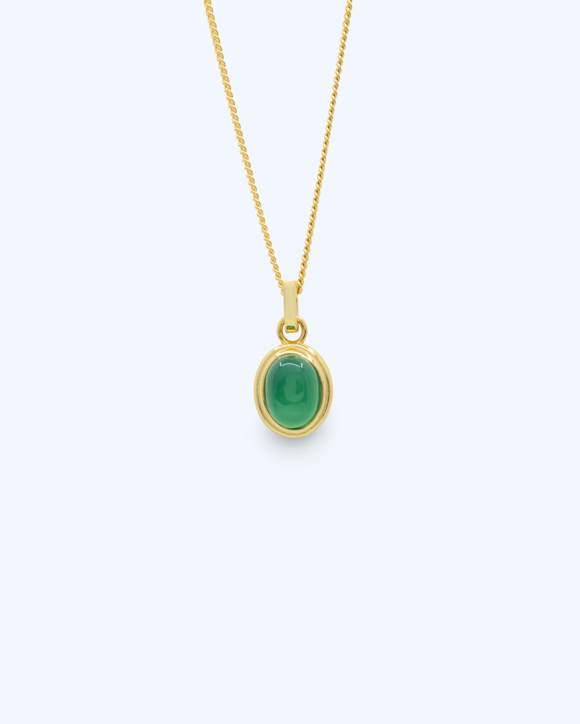 Emerald Pearl Srebrni Lančić