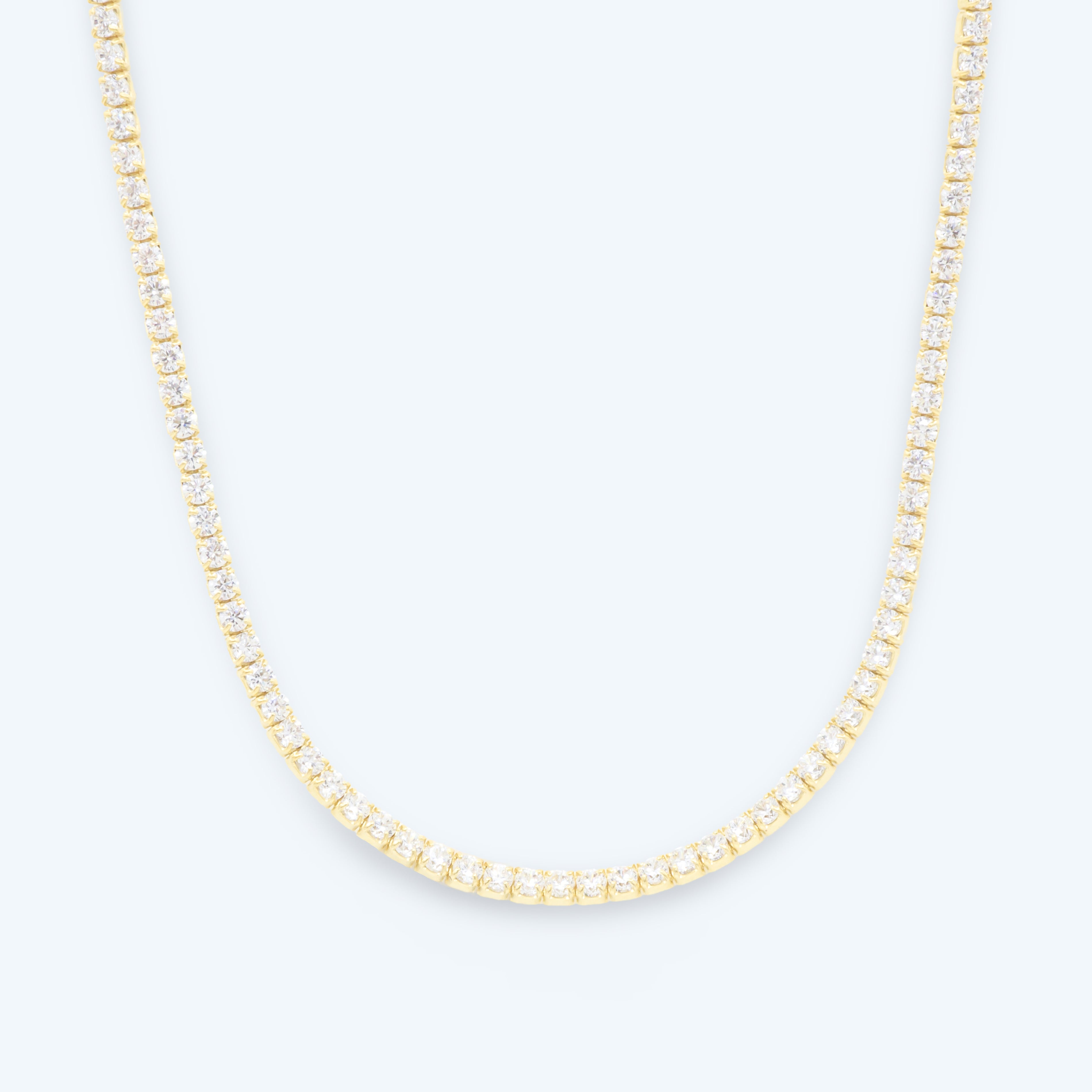 Tennis Ogrlica 14k Gold Plated
