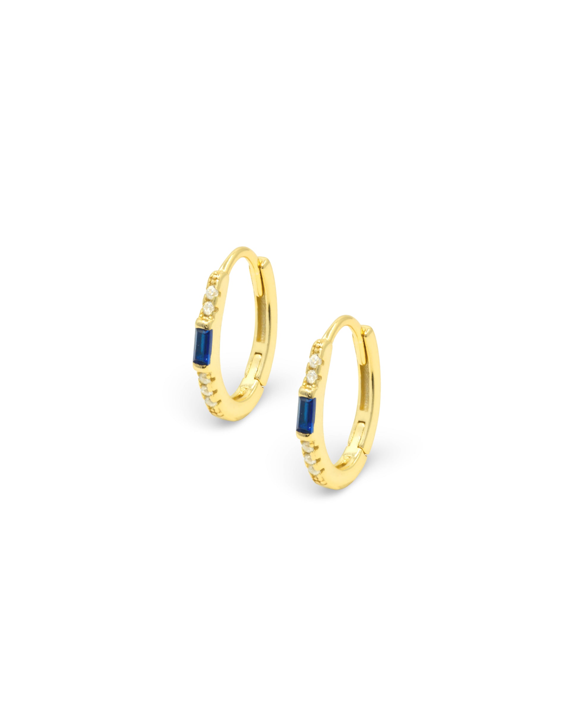 Sapphire Ring Srebrne Naušnice