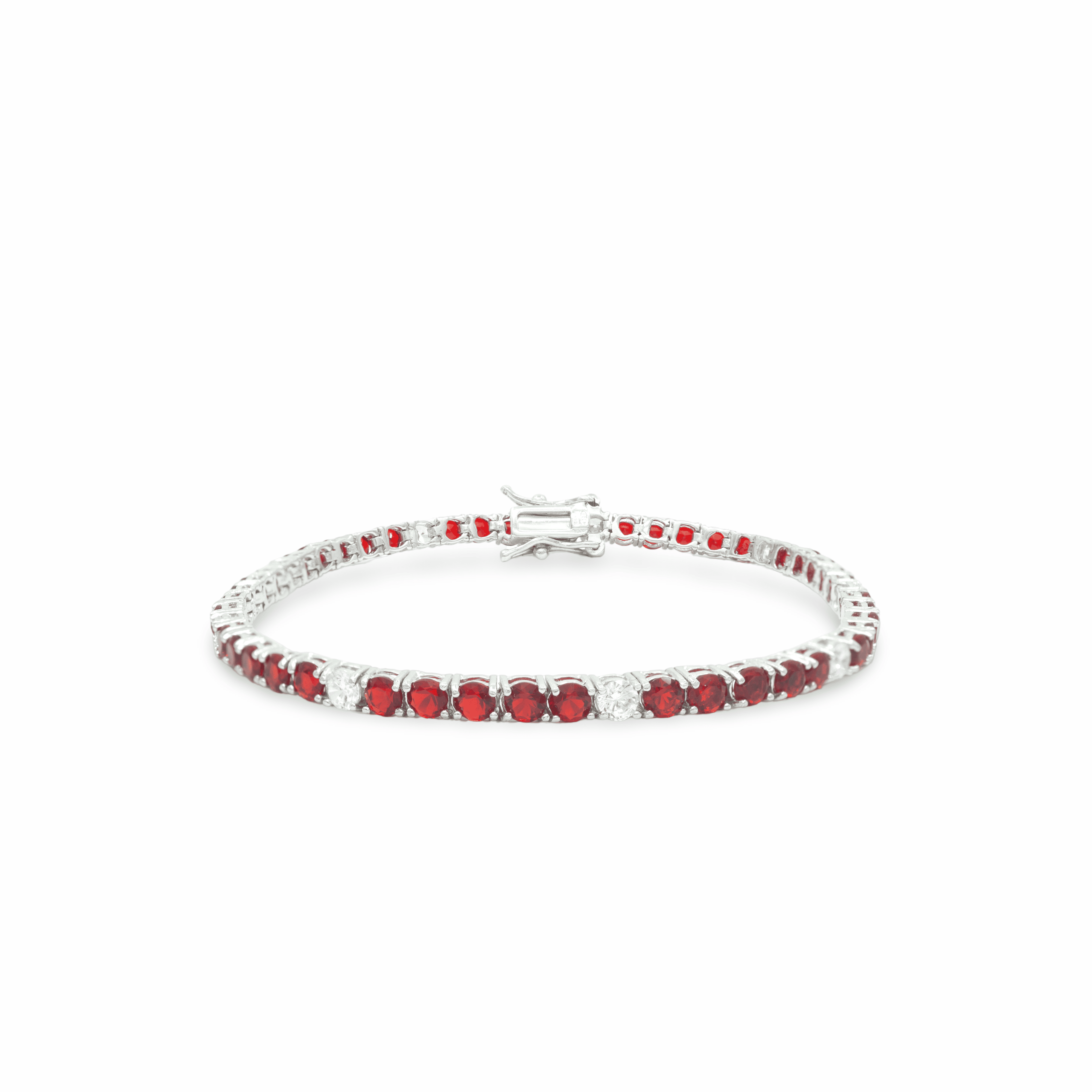 Ruby Riviera Srebrna Narukvica L