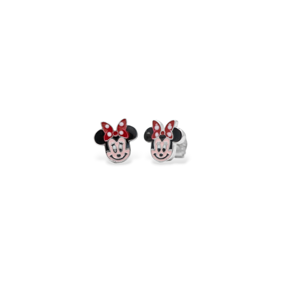 Srebrne naušnice Minnie Mouse E1-001