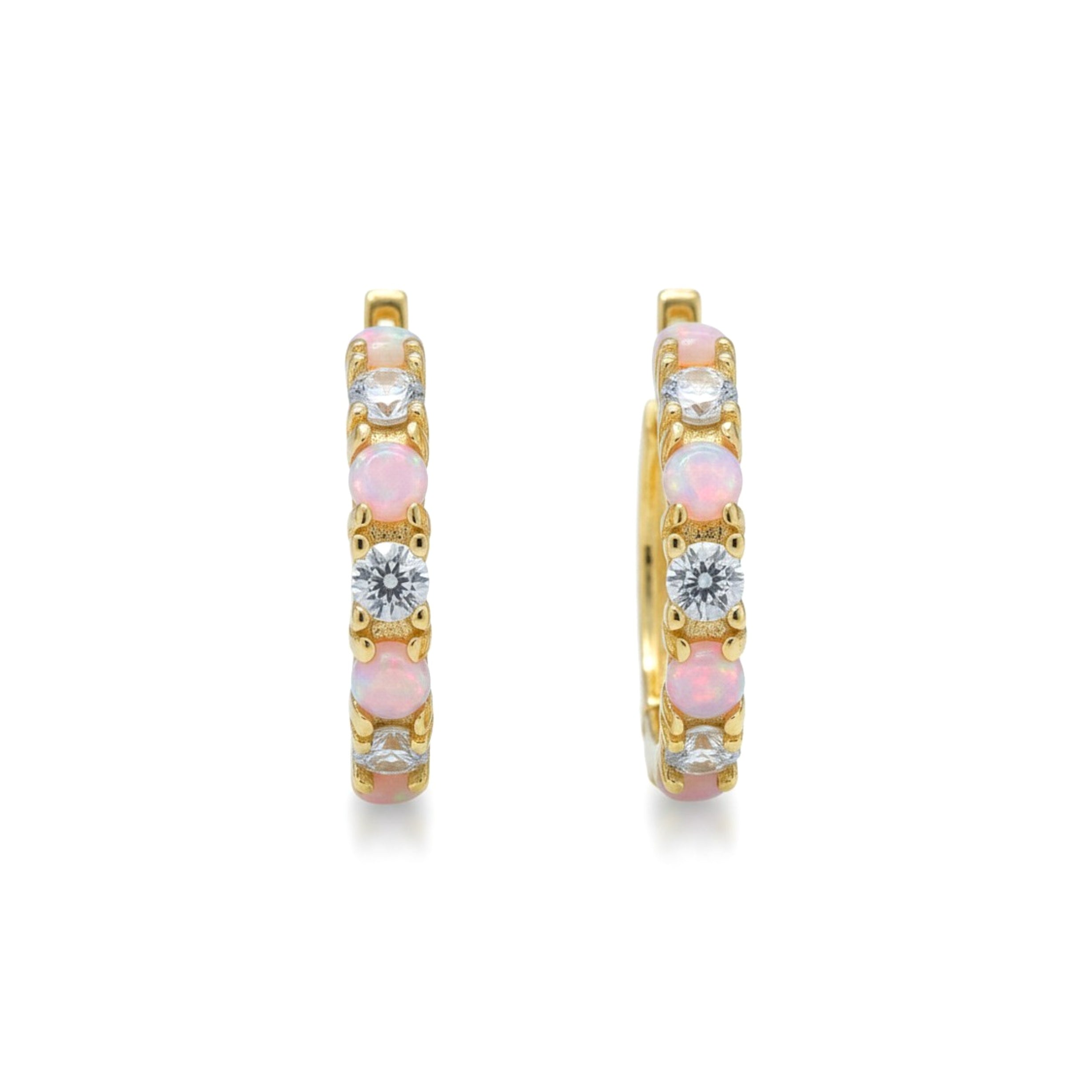 Srebrne naušnice Opal Dream E9-029