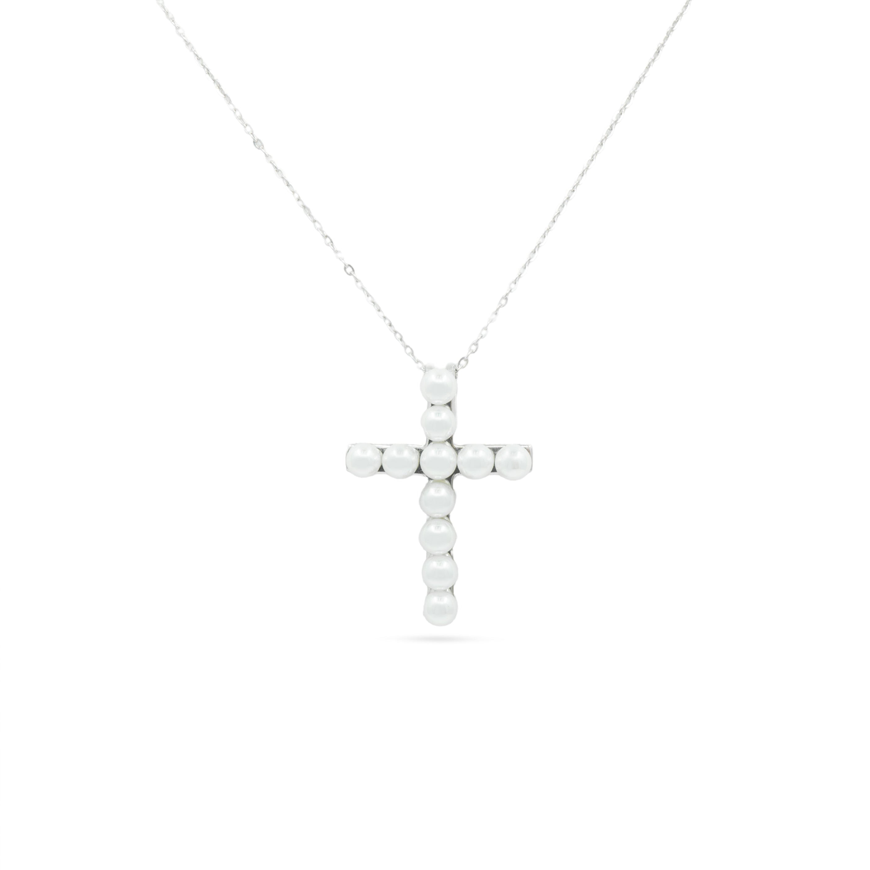 Lančić s privjeskom PEARL CROSS Majorica