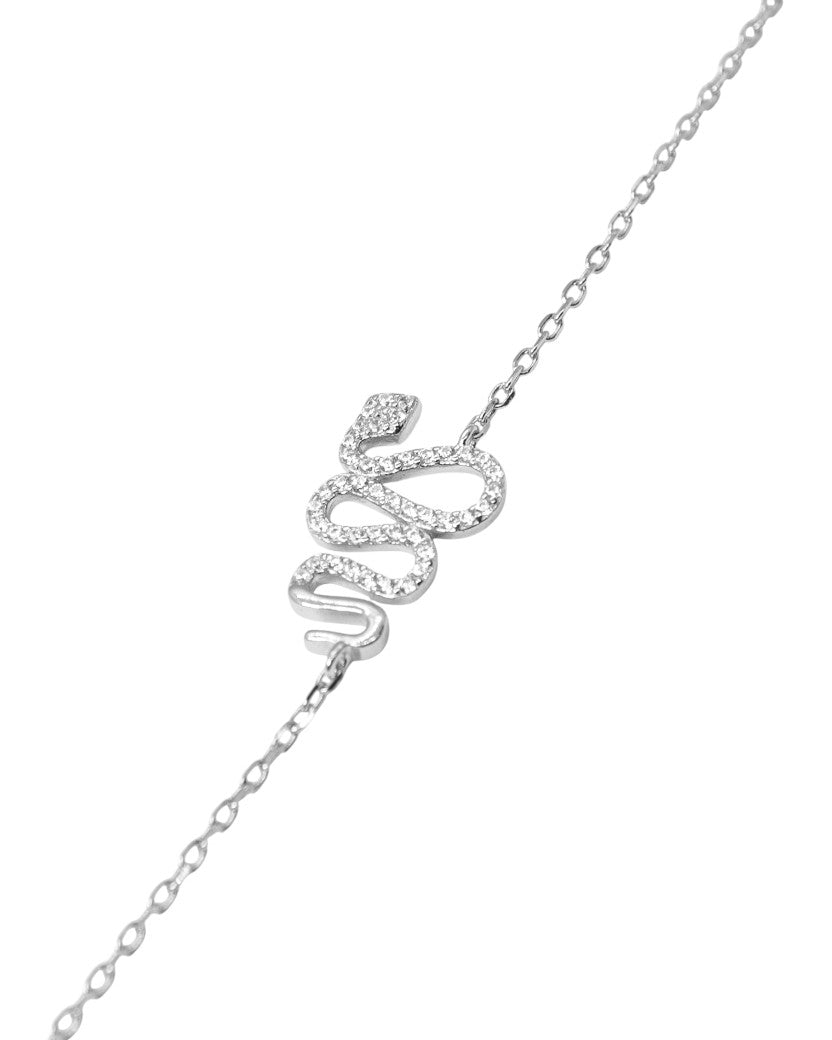 Serpent Slink Srebrna Narukvica F5P-016