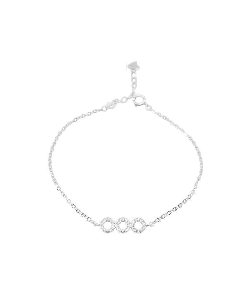 Trinity Loop Srebrna Narukvica F5P-022