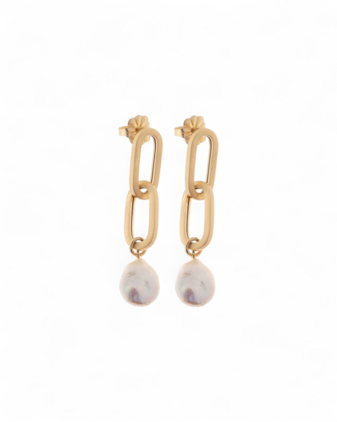 Perle Chic dangling earrings with baroque pearls